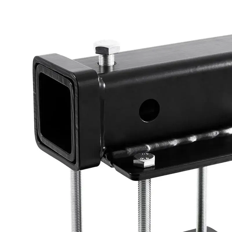 Heavy-Duty 4 Inch Square Steel RV Bumper Hitch Receiver New Condition Lift Camper Tow Bar With Ball Mount Towing Trailer Clamps