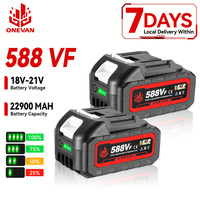 ONEVAN 18V 588VF 22900mAh Lithium Ion Battery Rechargeable Battery With Charger For Electric Wrench Chainsaw Power Tool Battery