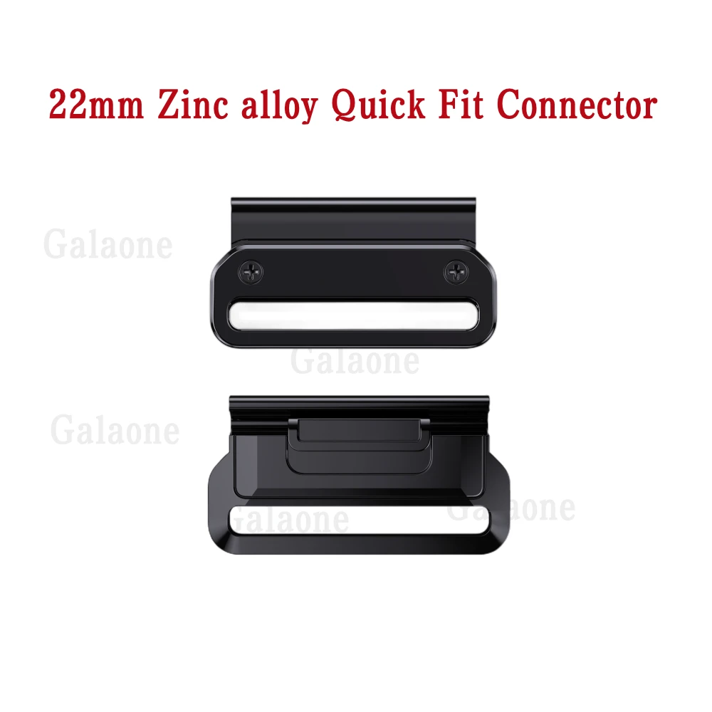 Garmin-Connecteur à dégagement rapide en alliage de zinc, adaptateur Instinct2, compatible avec Fenix5 Plus 6 Pro 7, ajustement facile, 22mm, 26mm