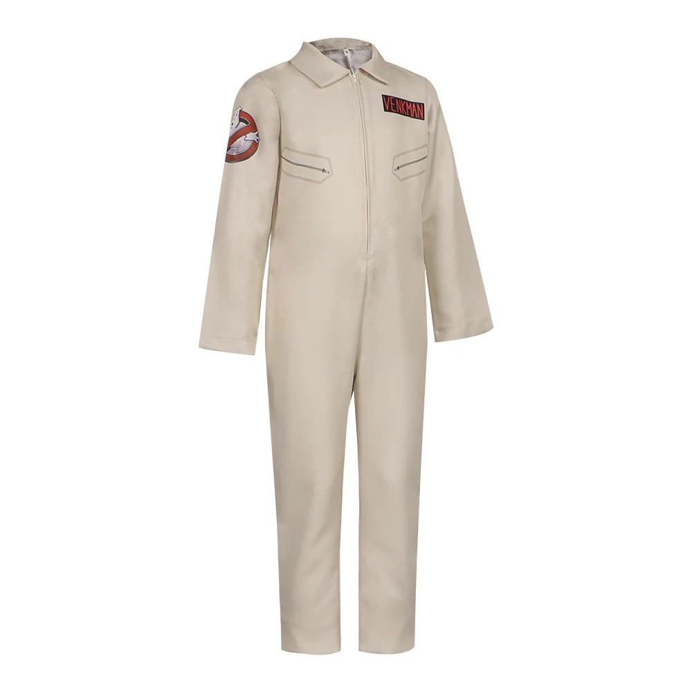 New Kids Halloween Ghostbusters Set with Backpacks Roleplay Show Costumes for Men and Women and Performance Cos
