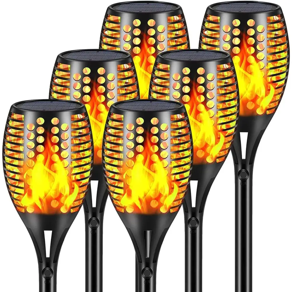 

Enhanced 43 96 LED Outdoor Dancing Flame Lights, Waterproof Garden & Patio Lighting (6 Pack)