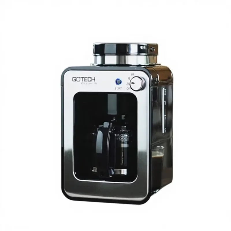 Electric Coffee Grinder Automatic Household Mini Maker 3-5 Cups Capacity Multifunctional Plastic Case Easy Clean American