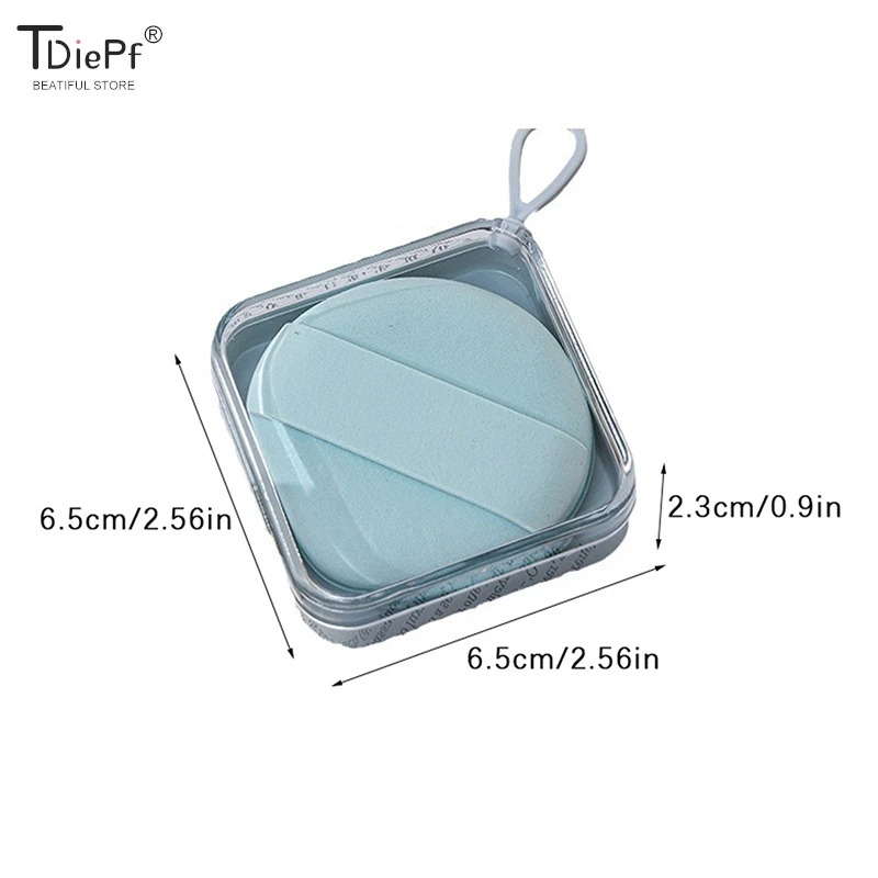 Makeup Sponge Holder Air Cushion Container Beauty Storage Case Travel Protable Cosmetic Puff Holder Box Empty Eco-Friendly