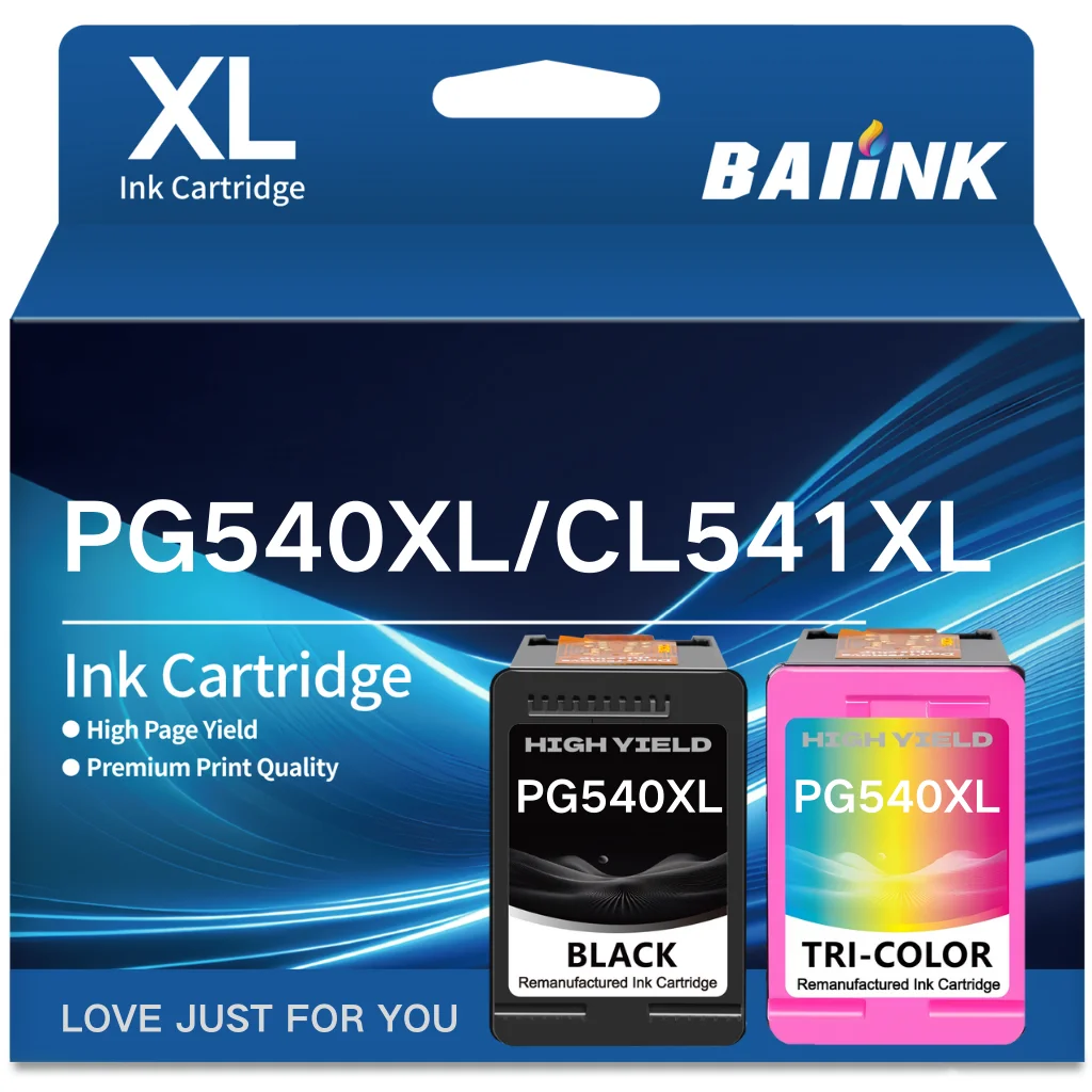 BAIINK PG-540 XL CL-541 XL remplacement pour Canon 540 541 PIXMA MG3650 MG3550 MG4250 MG3650S MG3600 MX475 MG2150 MG3150