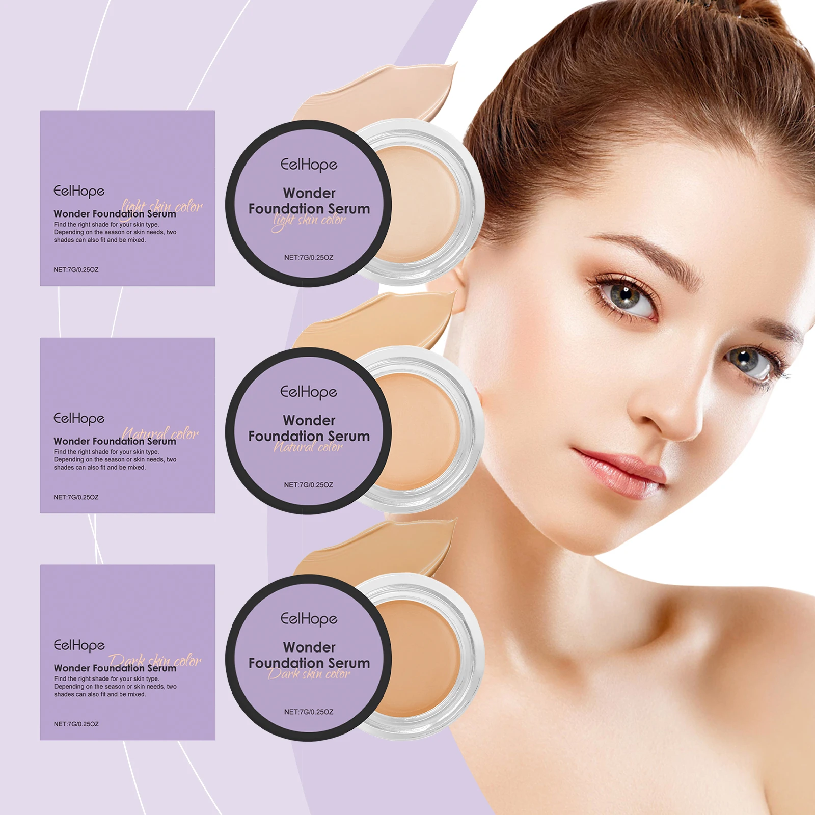 Correttore idratante Illumina le occhiaie Vegan Cruelty Free Paraben For Aspetto naturale Lacrime le occhiaie sotto