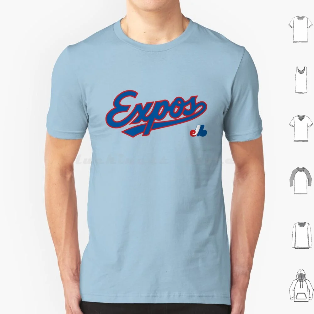 Montreal Expos Script T Shirt Men Women Kids 6xl Quebec Canada Sports Baseball Gary Carter Home Run Jarry Parc Andre Dawson