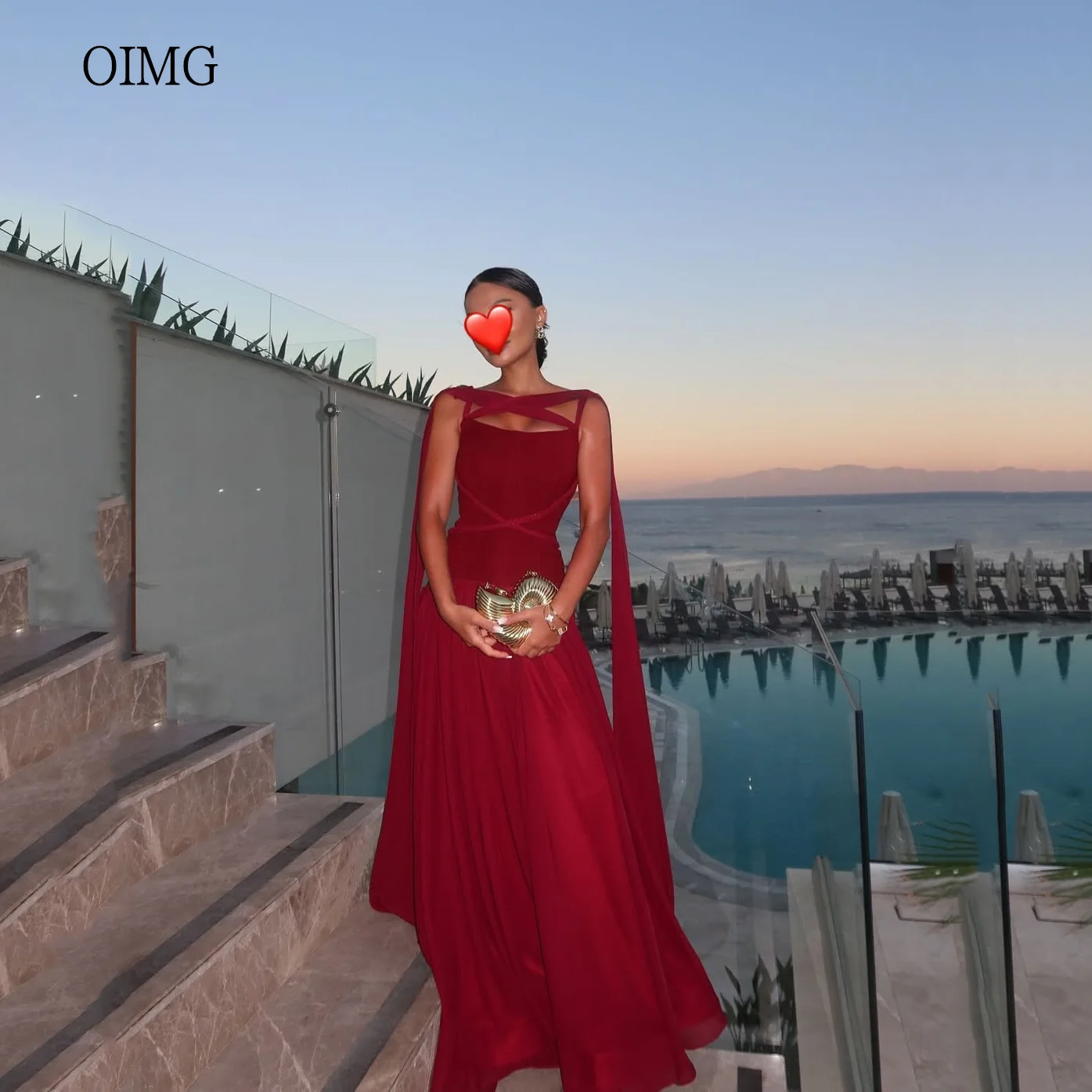 

OIMG Maxi красное платье на тонких бретельках трапециевидной формы для выпускного вечера без рукавов вечернее платье для отпуска длиной до пола вечернее платье по индивидуальному заказу