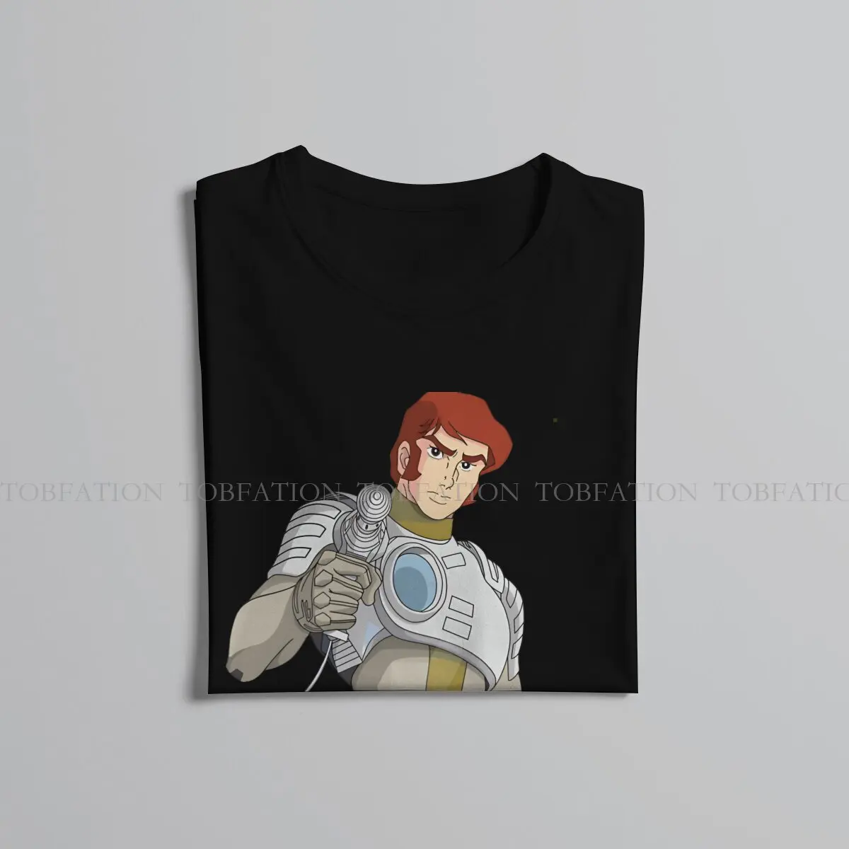 Captain Future Flam Apparel T Shirt Vintage Goth Teenager Summer Large Cotton Men\'s Clothes Harajuku O-Neck TShirt