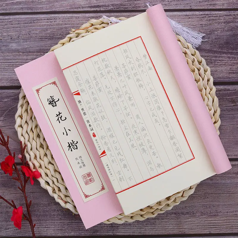 

Chinese Pen Copybook Adult Practise Calligraphy Regular Script Copying Running Script Practice Calligraph