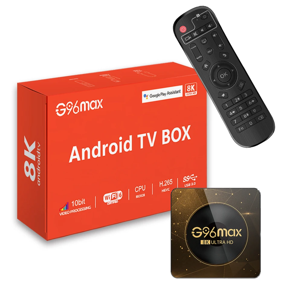 Android 13 8K Ultra HD Smart TV Box Wifi6 Fast Stable Transmission
