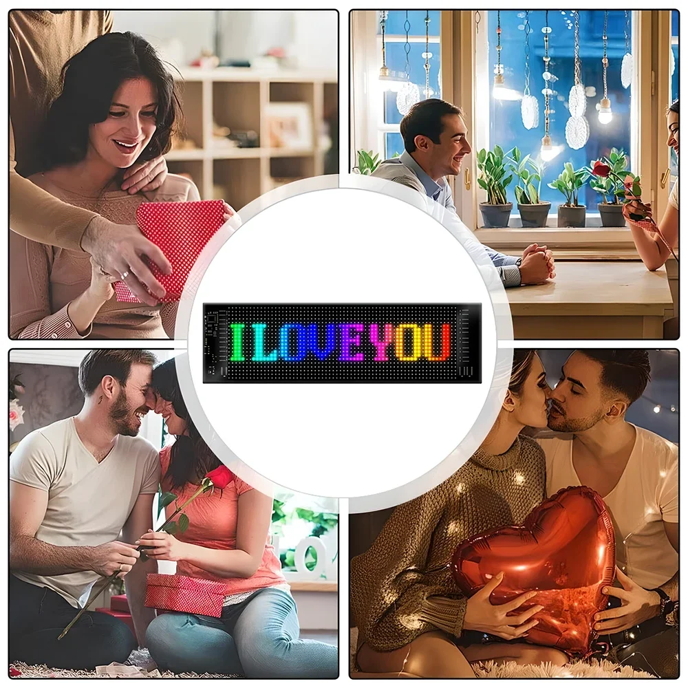 Programmable Flexible LED Display Car Scrolling Advertise Message Soft LED Display Sign Board Pixel Custom Led Panel for truck