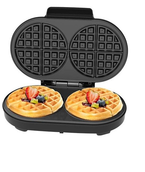 machine-a-petit-dejeuner-transfrontaliere-gaufrier-chauffant-double-face-machine-a-muffins-a-double-plaque-pour-pain-grille-et-gateaux