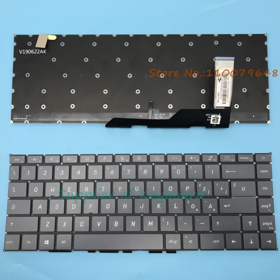 

NEW English/Russian/Italian Keyboard For MSI Prestige 15 A10SC MS-16S3 Laptop Backlit