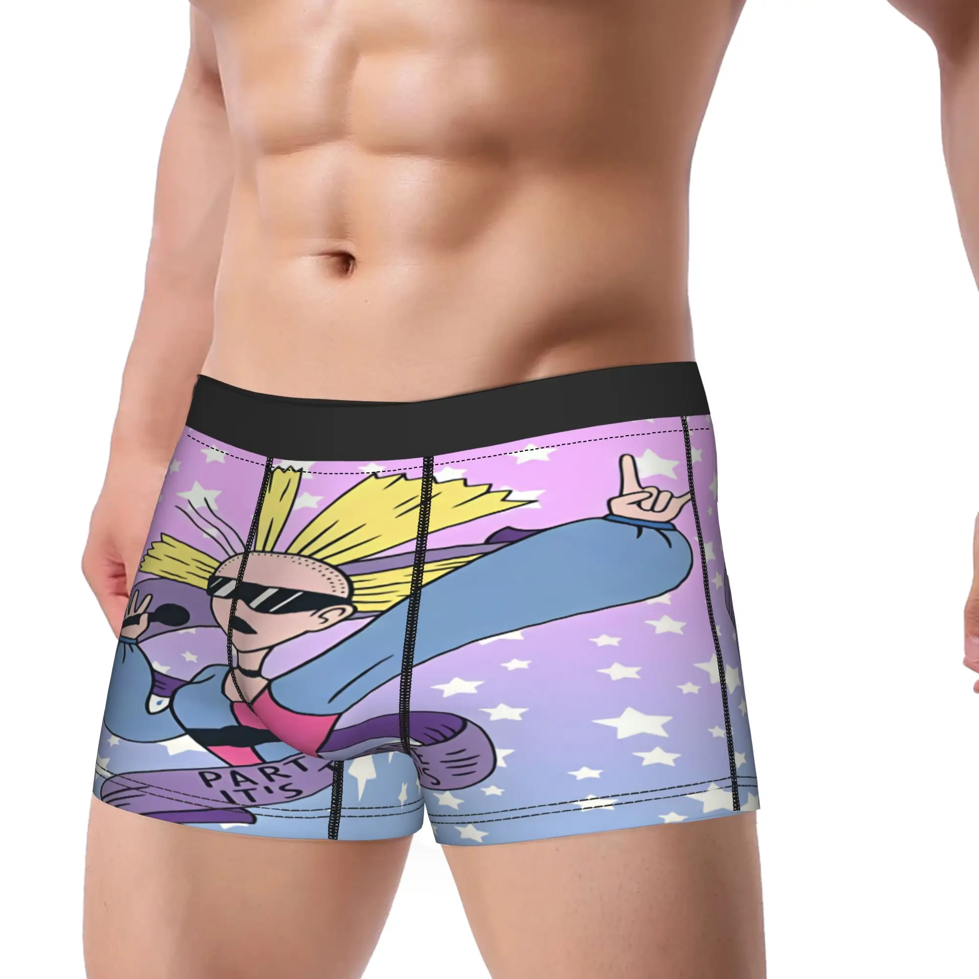 Rugrat Character Shorts Briefs  Underwear High Quality Men Funny Trunk Custom DIY Oversize Panties