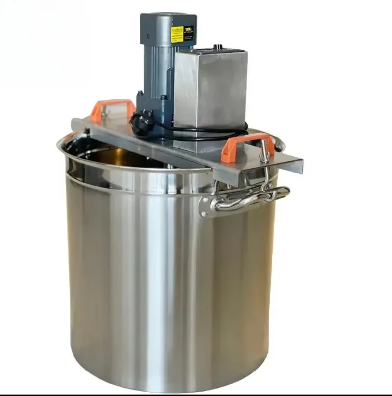 80L Semi‑Automatic Flame Heating Type Food Cooking Stirring Wok Soup Porridge Boiler Machine Commercial Kitchen Food Processing