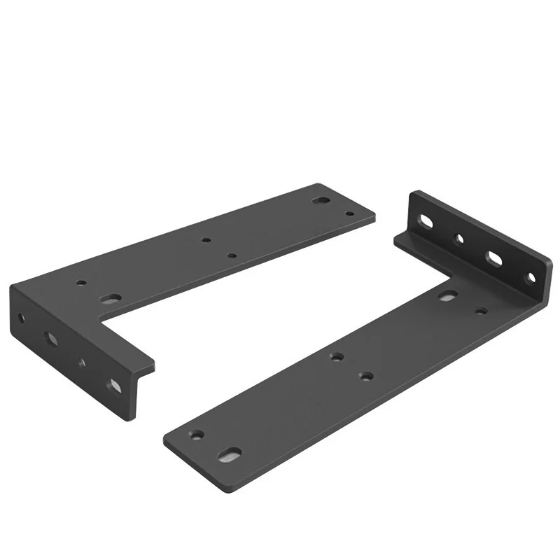 Support Mural Suspendu en Forme de L pour Meuble TV ou de Bureau, Code d'Angle Caché pour Surpoids