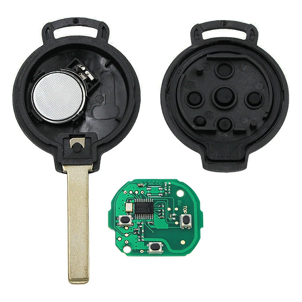 Keyless Entry Transmitter 3 Buttons Car Remote Smart Key For Smart