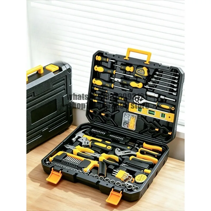 Toolbox set Multifunctional household hardware repair Auto repair set Daquan industrial-grade electrician special storage box