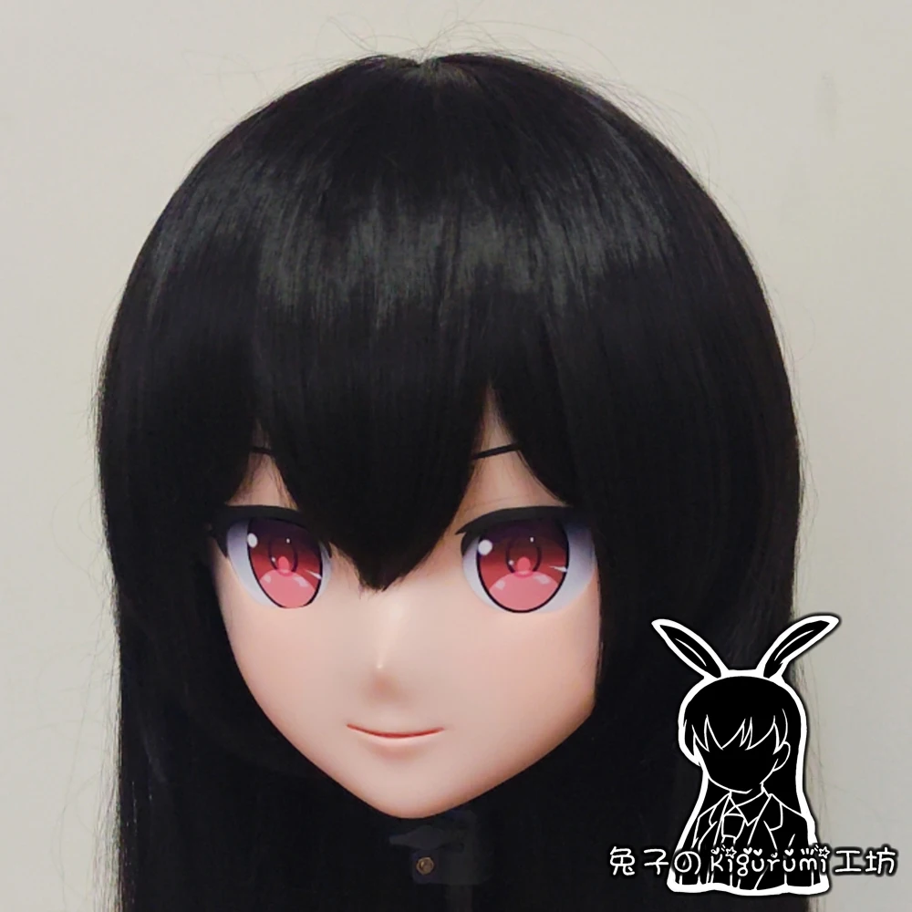 

(RB0723)Customize Full Head Resin Cartoon Cosplay Japanese Character Anime Role Play Crossdress Kigurumi Mask With Back Shell