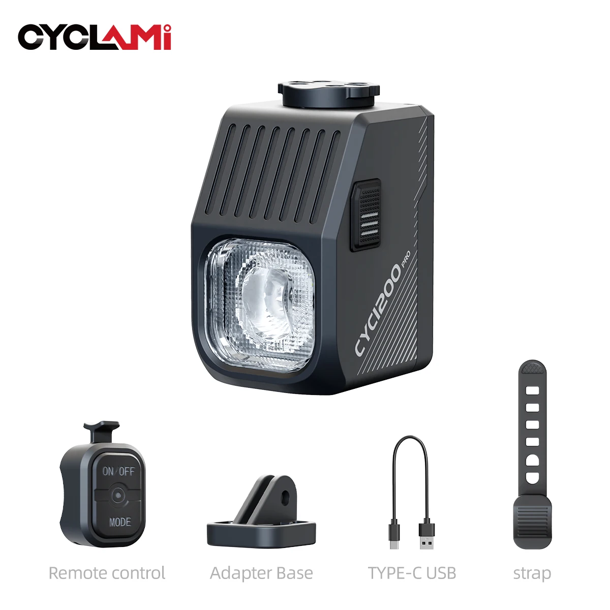 AliExpress CYCLAMI 1200 Lumen Bicycle Headlight Wireless Remote Control Mountable 4000 mAh Front Lamp For Road Mountain Bike Accessories