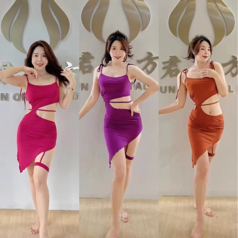 

Костюмы для танца живота по индивидуальному заказу, тренировочная одежда, платья, леггинсы, сексуальные подтяжки, короткие юбки, костюмы для восточных танцев