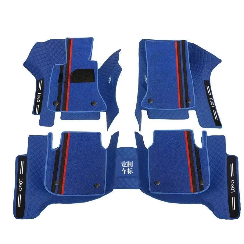 KQXLuxury Modern 3D 5D Anti-Slip Waterproof Leather Car Carpet Set Excellent Quality Front Floor Matting for Tesla Model 3