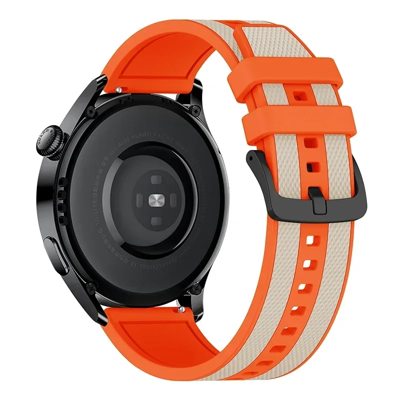 20 مللي متر 22 مللي متر سيليكون حزام لساعة سامسونج جالاكسي 7/6/5/4 44/40 مللي متر 6 4 كلاسيك جير S3 العالمي الفرقة سوار لهواوي GT3 4Pro