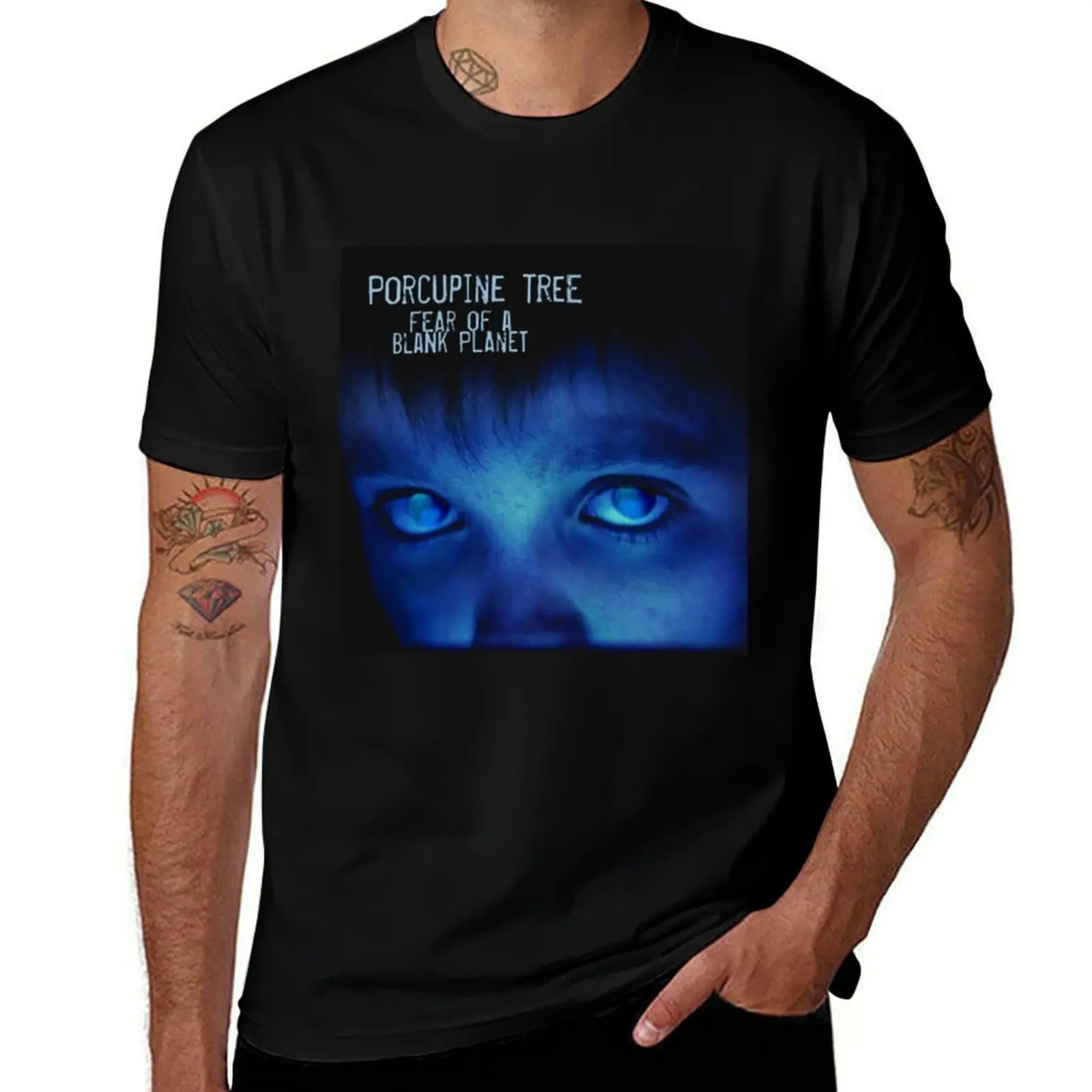 Porcupine Tree T-Shirt Simple Line Art Print Tee T-Shirt