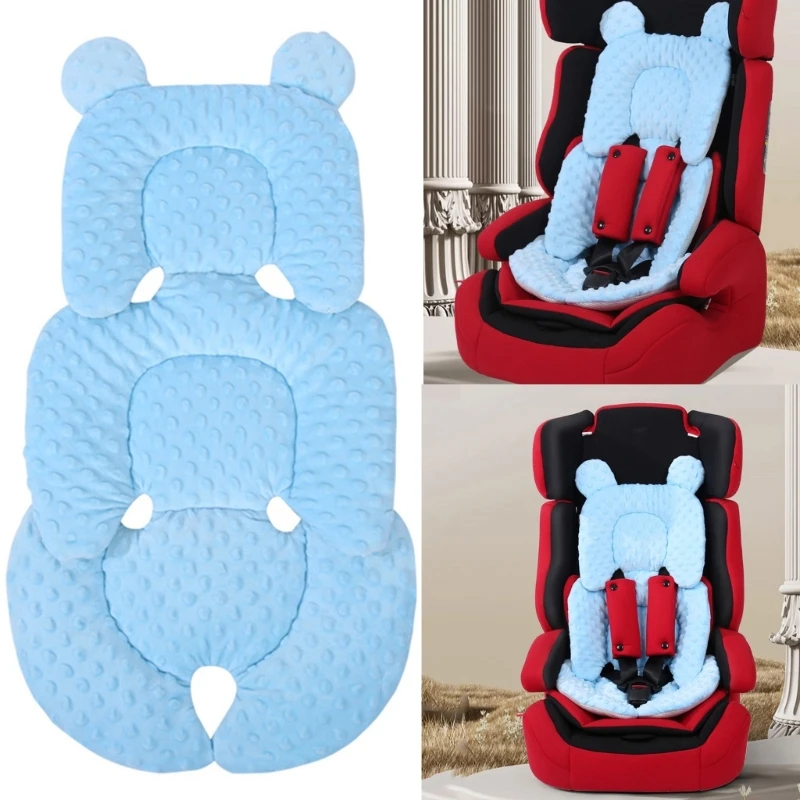 Comfortable Baby Strollers Support Pad Soft Absorbent Cotton Pram Liner Cushion for Newborns Carry Basket Strollers