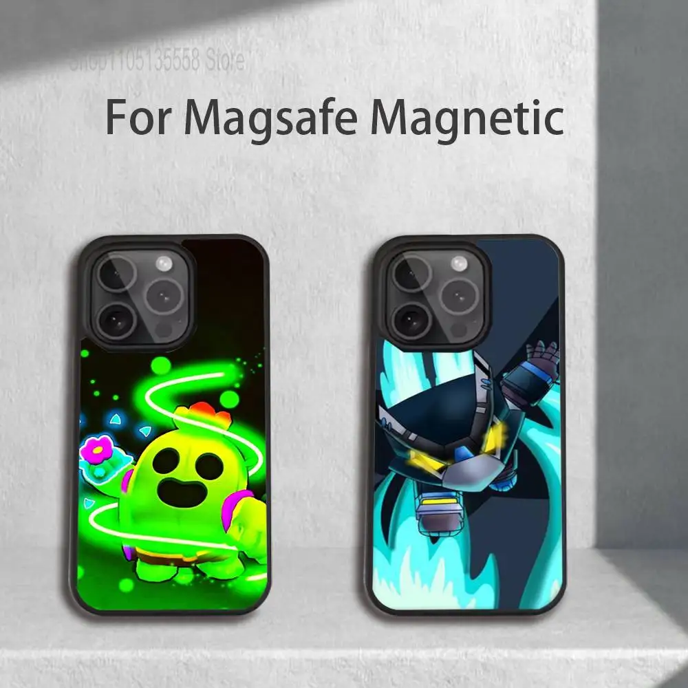 

Cartoon S-Stars L-Leonss Phone Case For iPhone 17,16,15,14,13,12,11,Pro,Max,Plus,Mini,SE4,E Magnetic Magsafe Wireless Charging