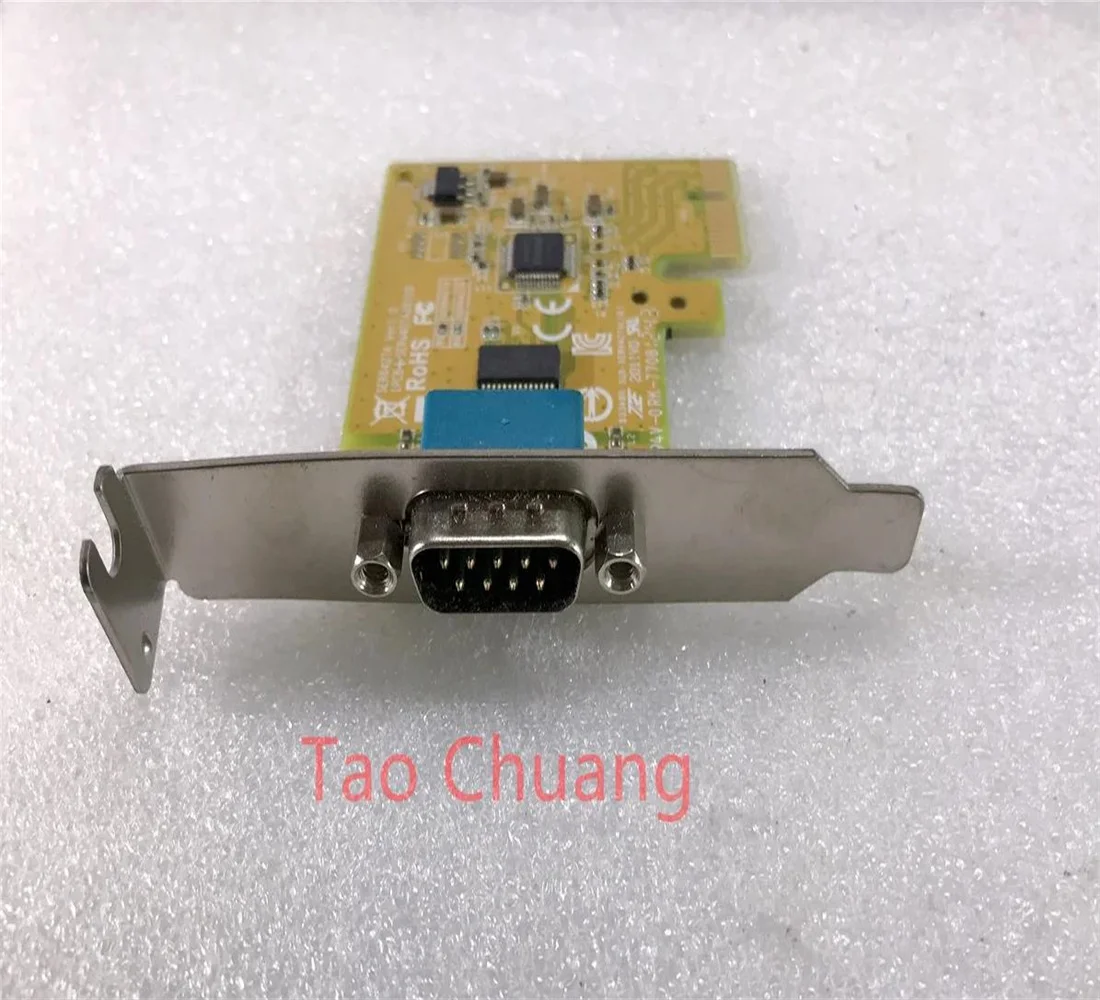 FOR Dell SUNIX RS232 DB9 pin COM serial port card PCIE card SER6427A half height 39G9N 039G9N