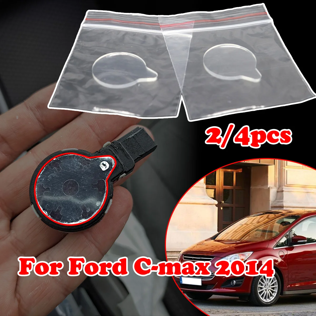 

Rain Light Sensor Gel Pad For Ford C-max 2014 Adhesive Film Silicone Cushion Windscreen Chip Repair Kit Fix Tape Car Accessories