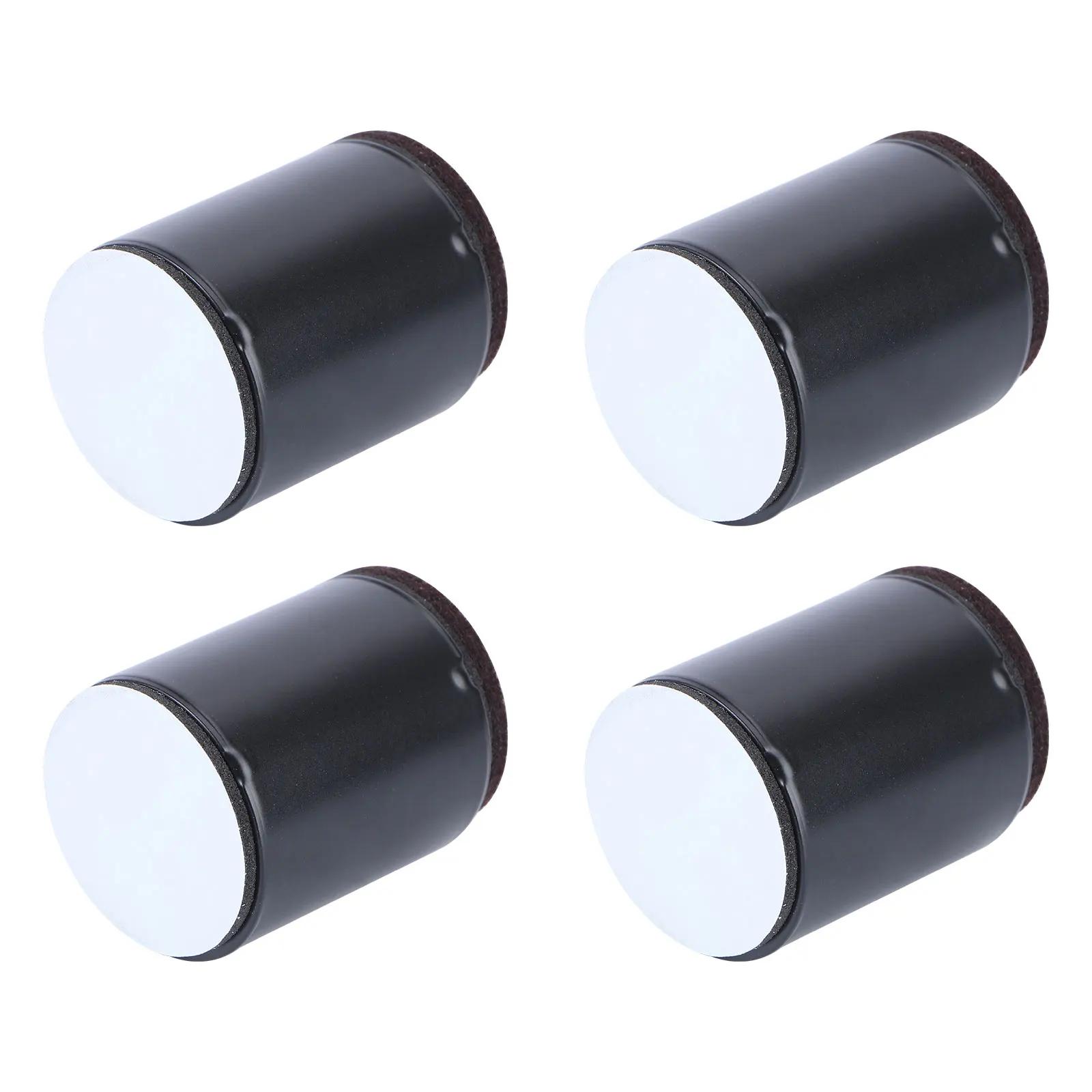 

4 Pcs along with Heightening Pads Furniture Raisers Mat Raising Increaser Black Office
