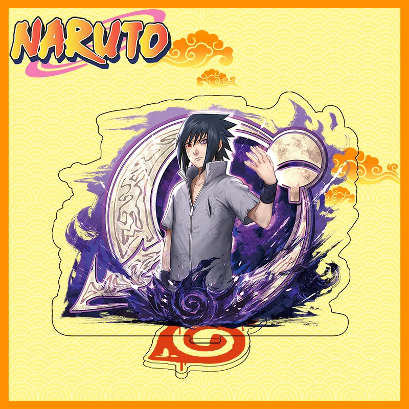Naruto Uchiha Sasuke & Hatake Kakashi Acrylic Figure Display Stand
