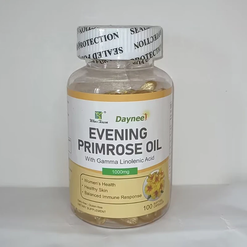 

1 bottle evening primrose soft capsules vitamin E omega-3 regulate endocrine functio improve skin problems promote digestion
