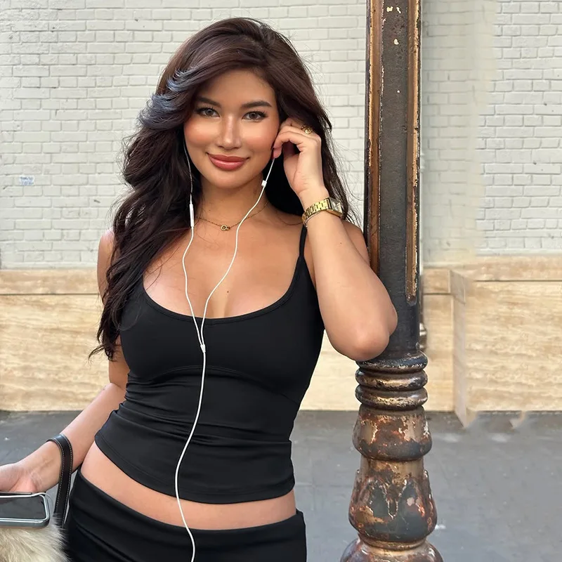 

2026 New Thin Shoulder Strap Vest, Versatile and Thin Temperament Small Vest