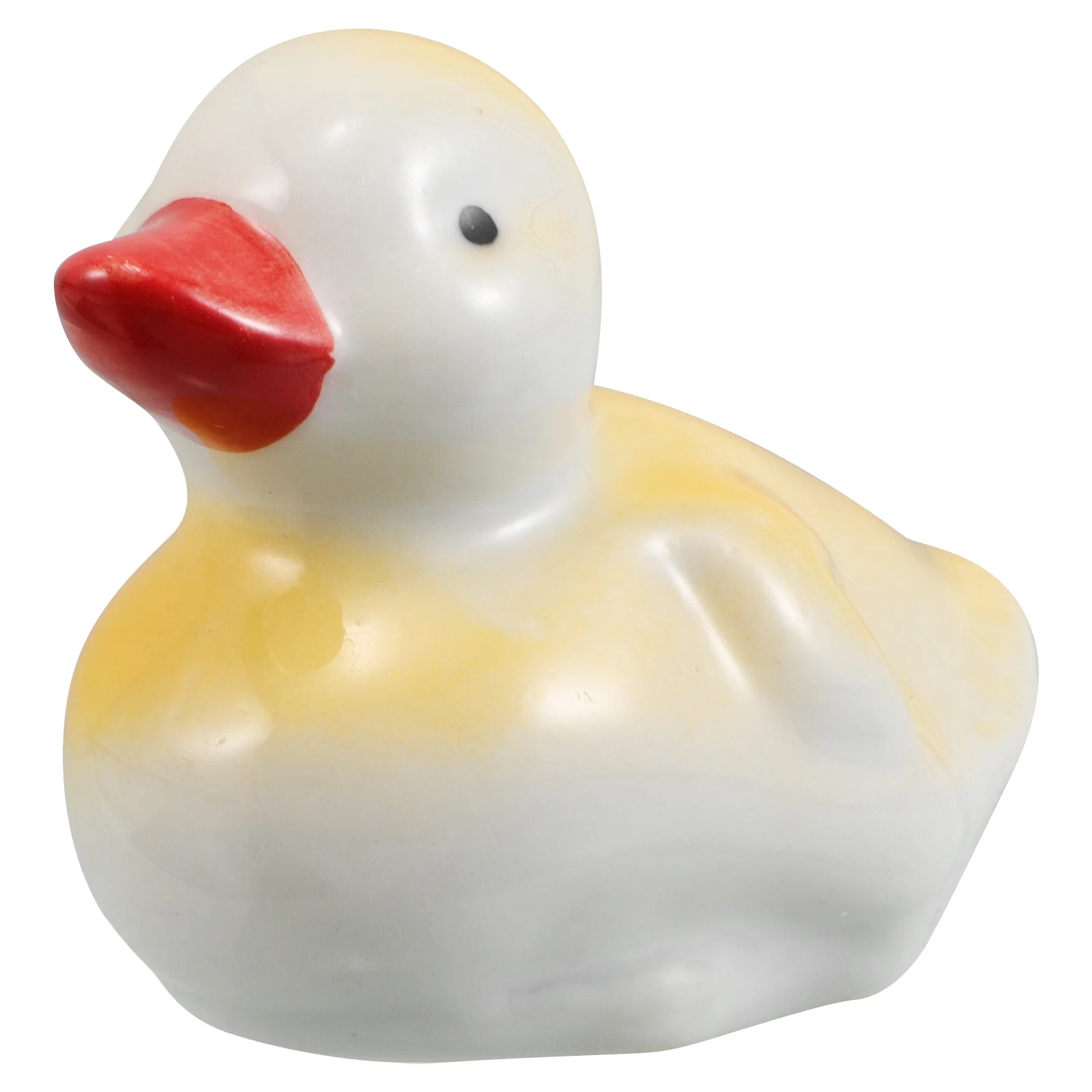 

Floating Ceramic Duck Fish Tank Decor Sturdy Handpainted Aquarium Ornament Creative Home Table Display Mini Duck Figurine