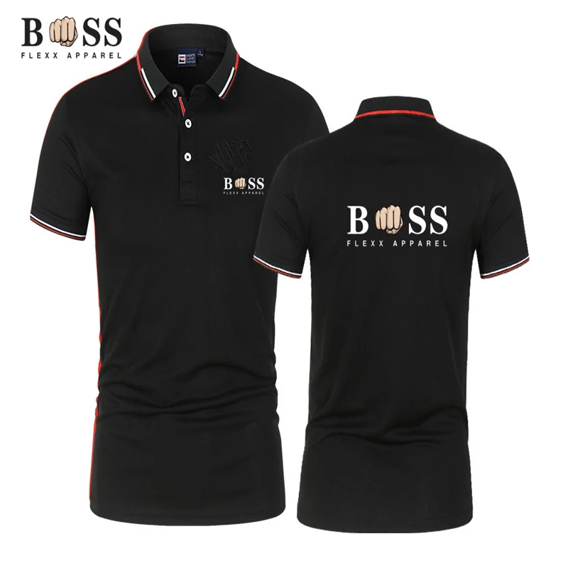 Men's Summer Hot Sale New Casual Short-sleeved POLO Shirt Lapel Slim Fitting Fashion High-quality Brand Tops T-shirt