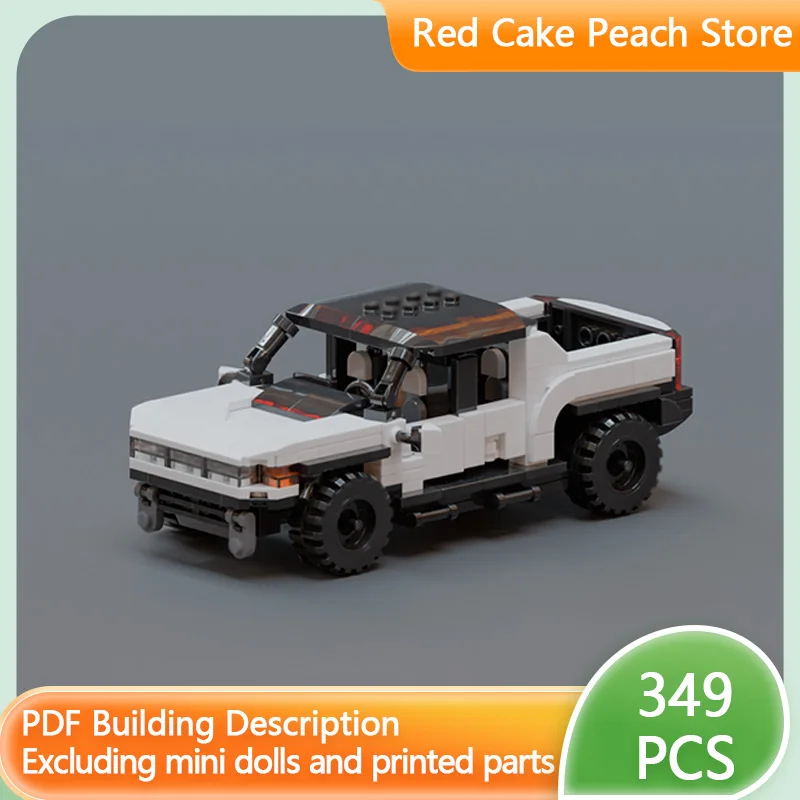 

City Car Model MOC Building Bricks Heavy-Duty Pickup Truck Modular Technology Children Holiday Gifts Assemble Toys Suit