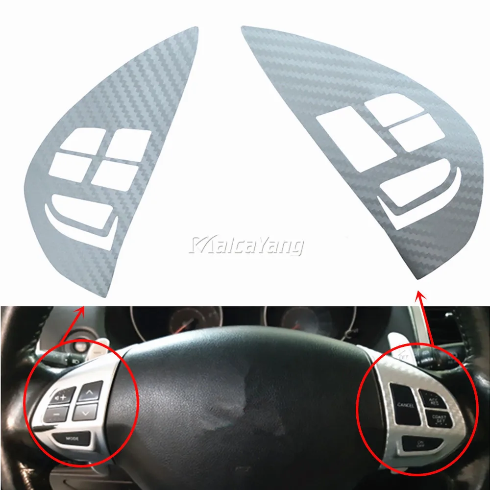 Car -styling buttons Sticker FOR Mitsubishi ASX Lancer Multi-function Car steering wheel control buttons Sticker