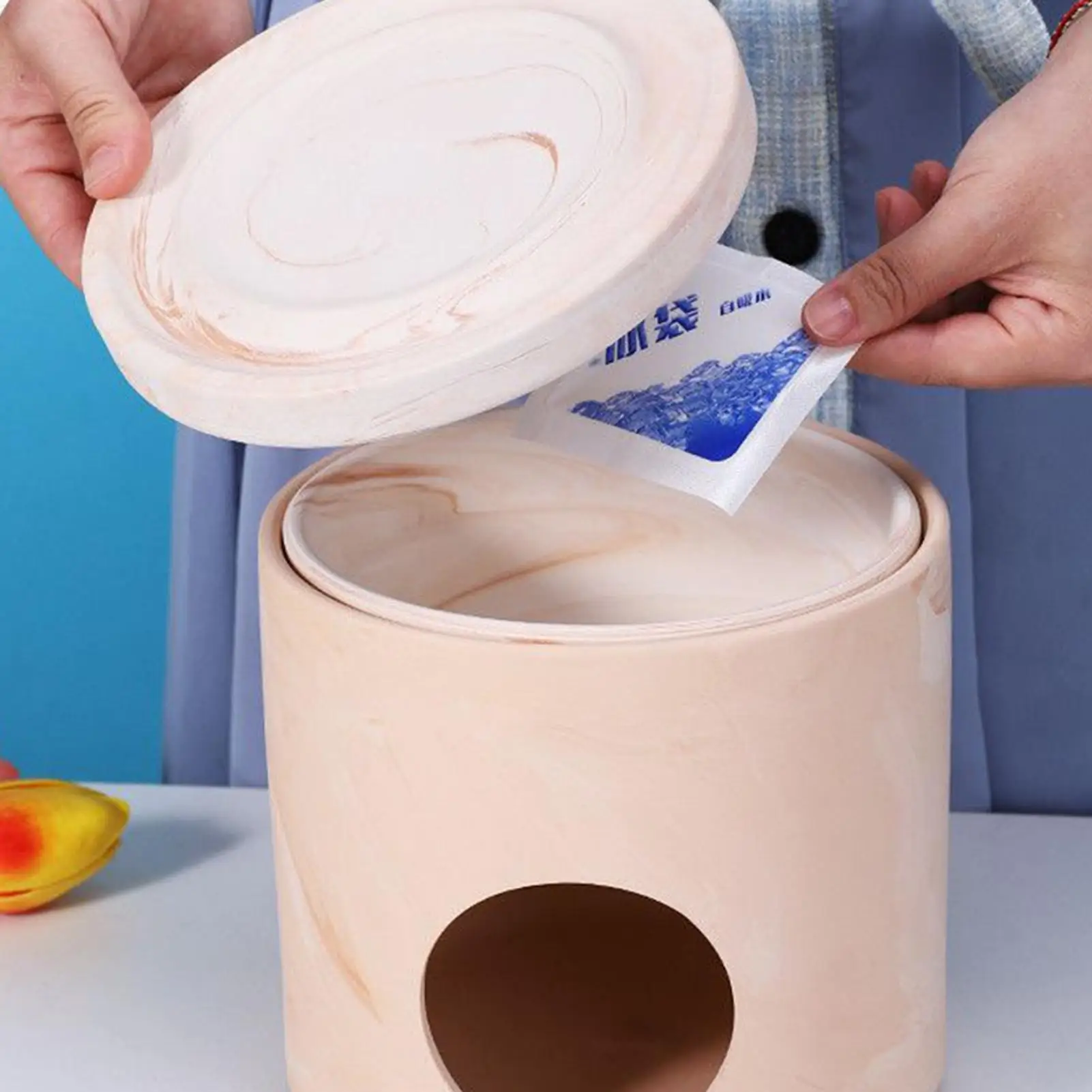 

Hamster Hide Hamster Ice House Cooling Room With Eight Ice Packs Pet Care Supply For Hiding Travel Play Resting Chinchilla