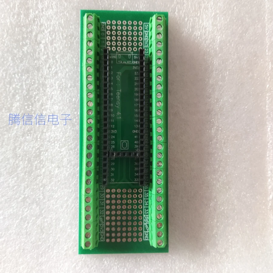 Used for Teensy 4.1 terminal line board module, screw installed version