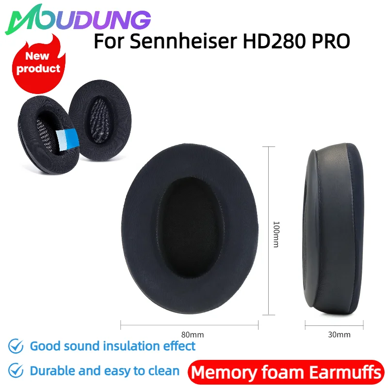 

MOUDUNG Replacement Ice gel Earpads Memory Foam Ear Cushion Cover For Sennheiser HD280 PRO Gaming Headset Earmuffs Ear Pads