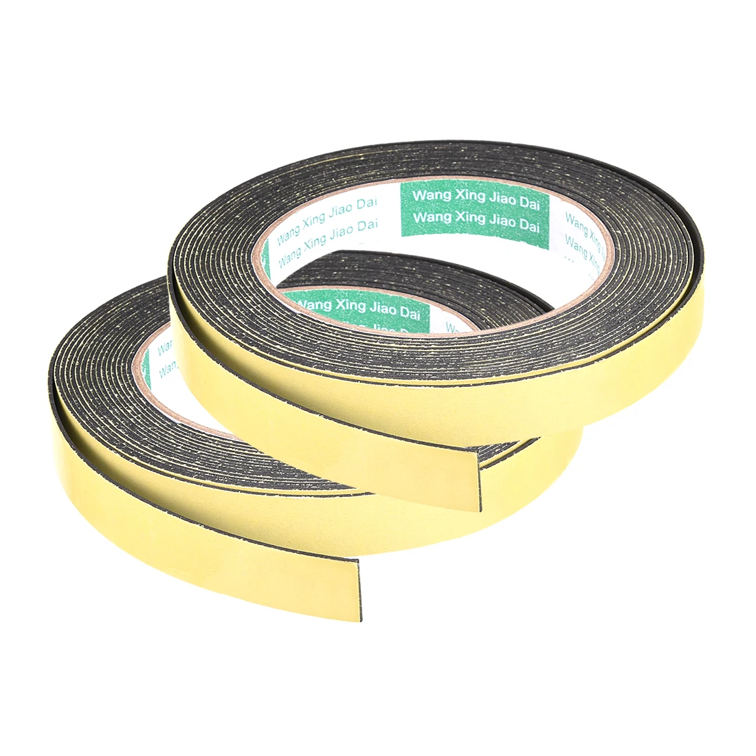 2pcs 3/4/5m Sealing Foam Tape 5/8/10/15/20mm Wide 1/2/3/5mm Thick Self Adhesive Weather Strip for Window Door Insulation