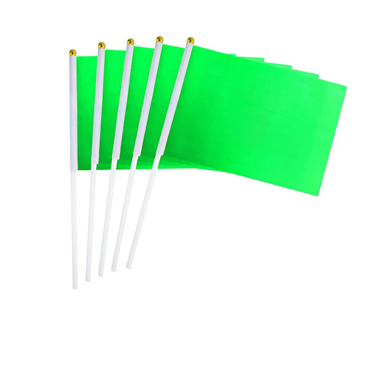 Solid color hand waving flag 14*21cm small solid color hand flag, red orange yellow green blue purple black and white handheld p