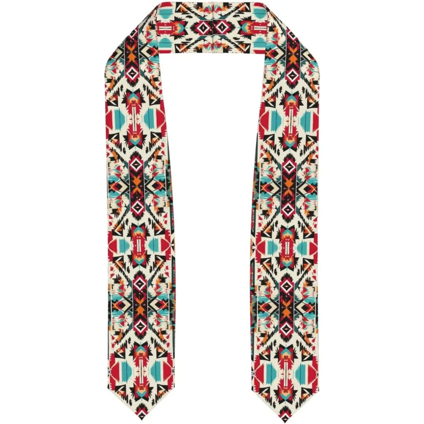 

Native American Pattern Print Graduation Stole,Graduation Sash,Graduation Honor Stole Scarf Shawl,Unisex Adult