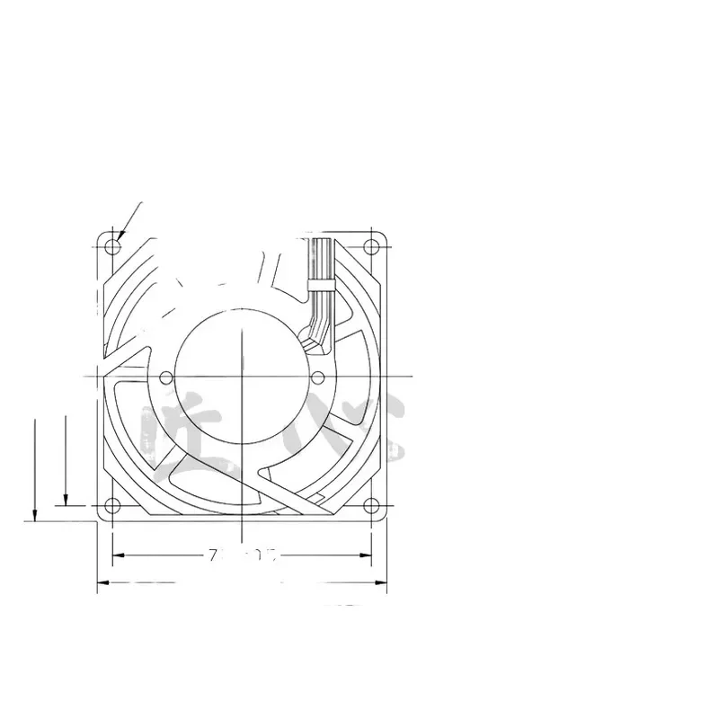 For Saiji Electric SG8025HA1 110V and SG8025HA2 220V Silent Cooling Fan