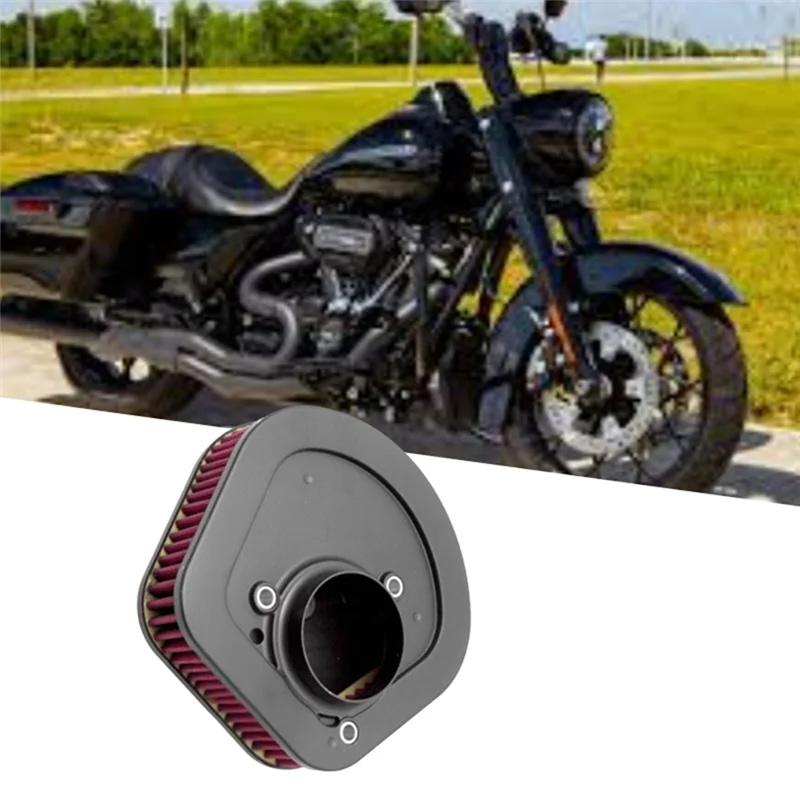 

Motorcycle Air Filter For Fat Boy Low Rider Streetfighter Road King 2018-2021 Air Filter Elements
