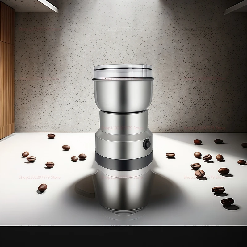 مطحنة كهربائية منزلية متعددة الوظائف لآلة مسحوق حبوب البن والتوابل والجوز لاستخدام المطبخ