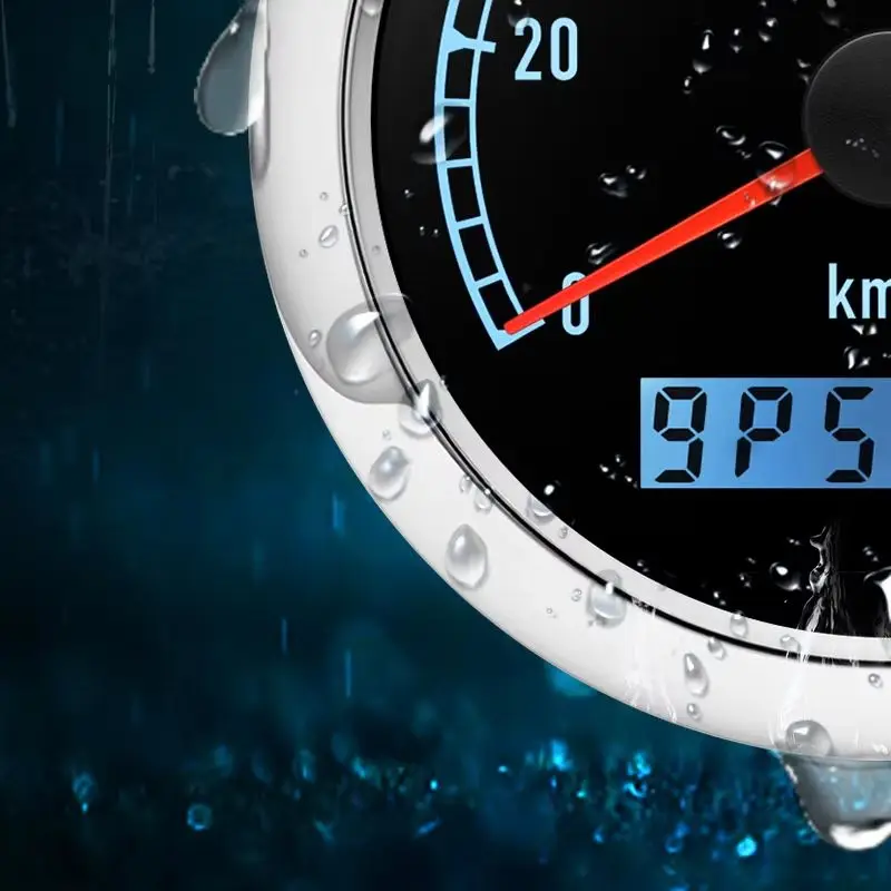 

80mm Digital Pointer GPS Speedometer 7 Colors LED Backlight Moto Boat Car Truck Speed Gauge Meter 0-120KMH with GPS Antenna